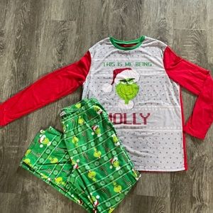 Men’s Grinch Pajamas size Medium